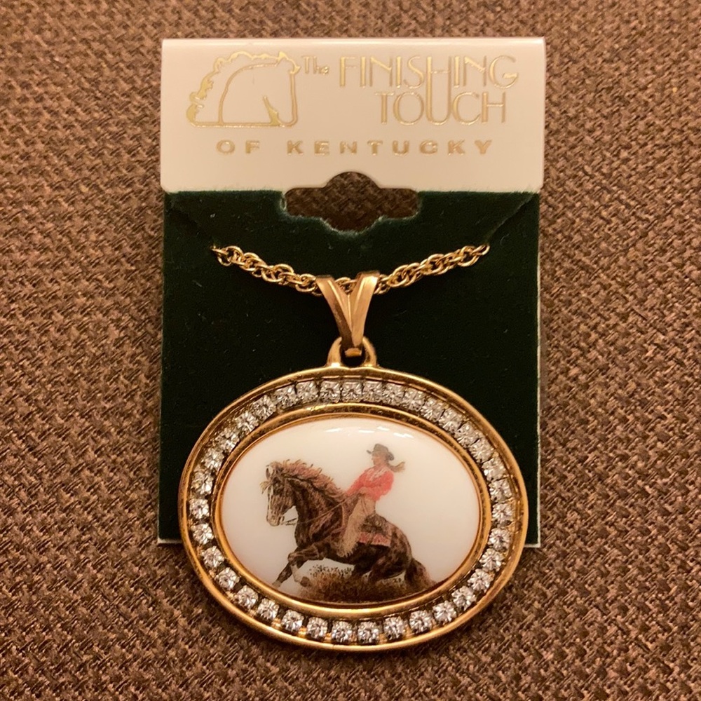 ⚜️The finishing touch of Kentucky Horse Necklace!